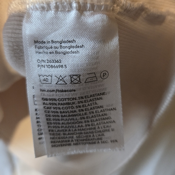 H&M Cream Sleeveless Tank Top With Button Detail Size XXL - Picture 3 of 4